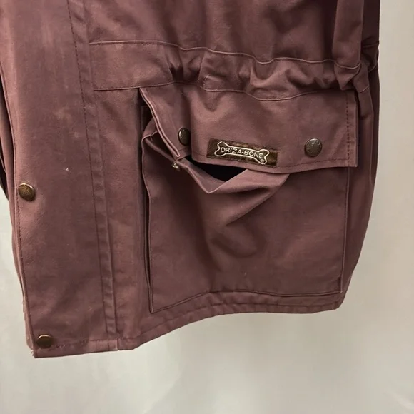 Driza-Bone Women’s Coat Size Large Maroon Water-resistant Aussie Ranger - Picture 7 of 11